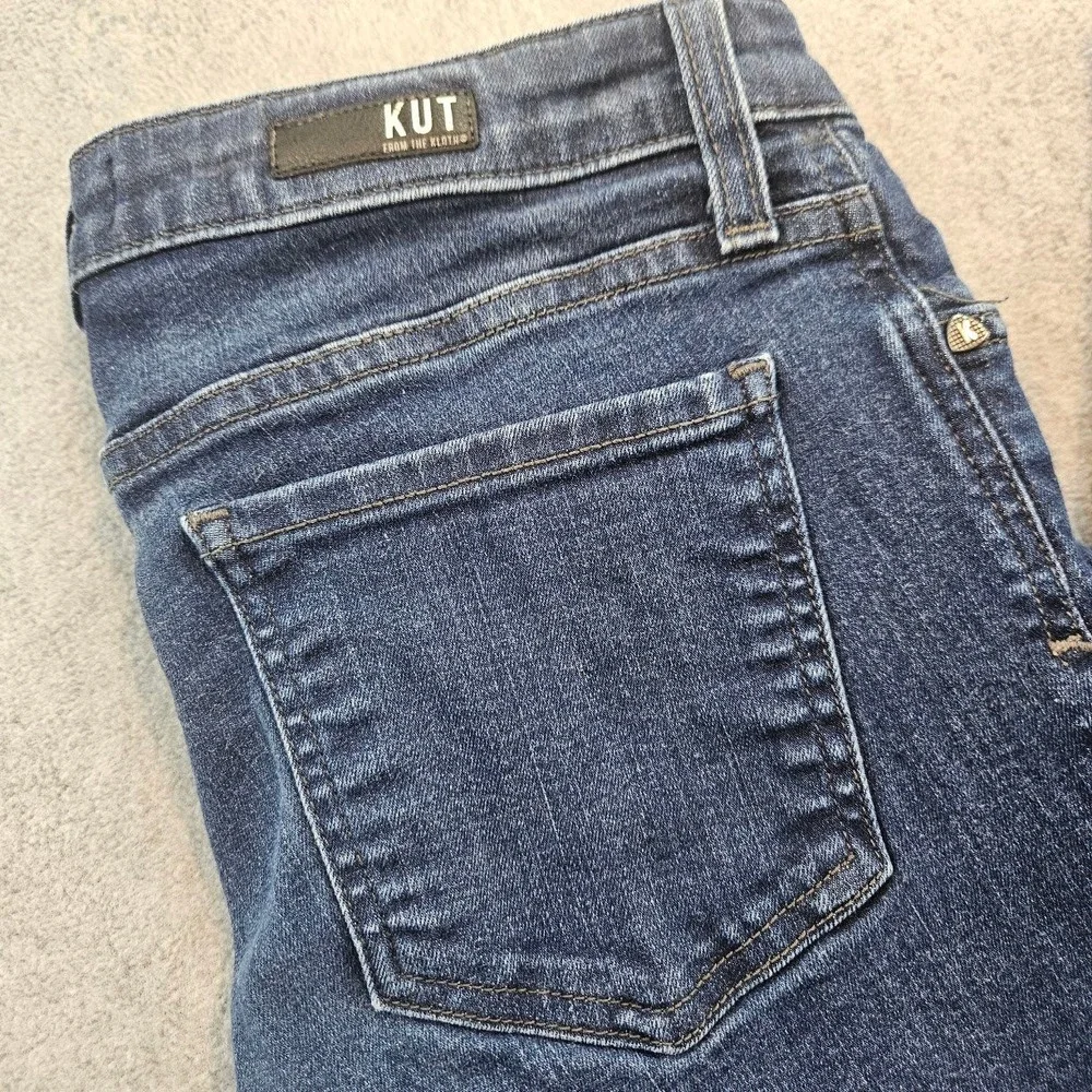 Kut from the Kloth Diana Dark Wash Skinny Jeans KP4880ML7 Blue Denim